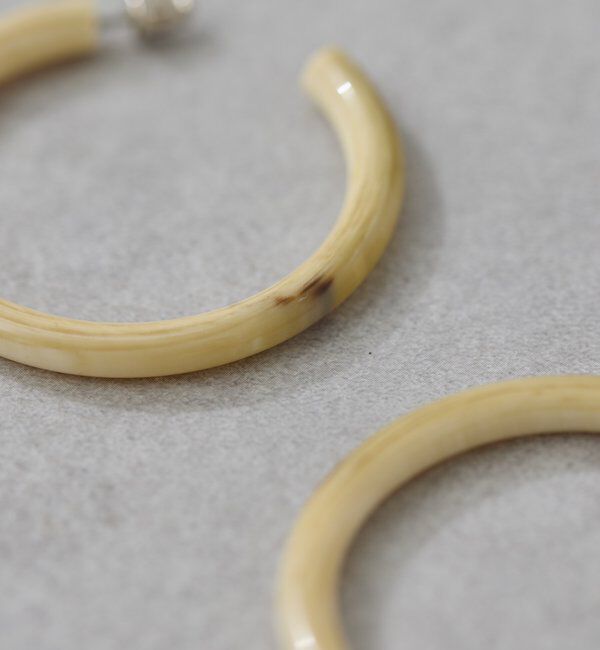  「ホーンフープピアス」|リング|