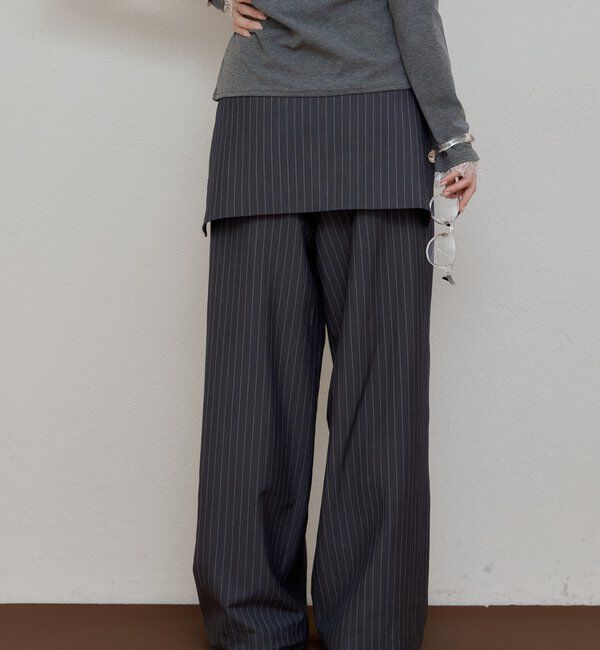 「腰巻き2WAYスラックス」|チノ|