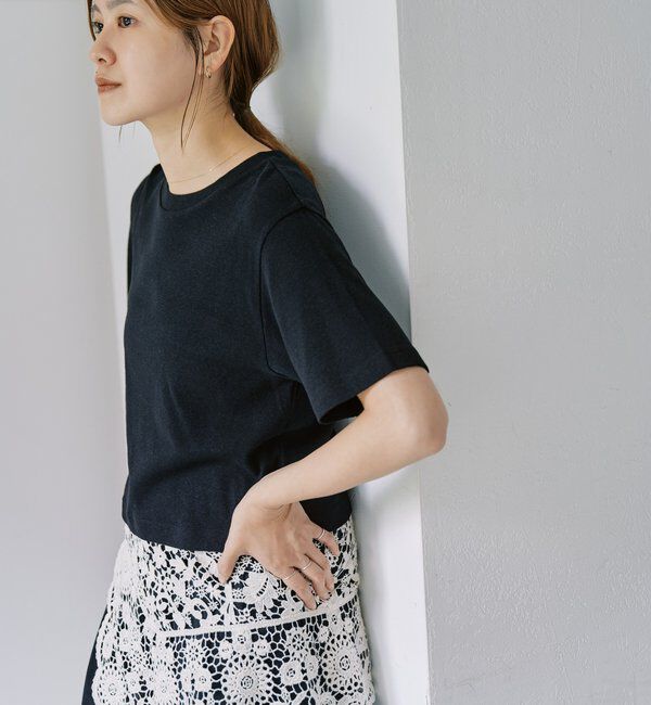  「スラブコットンチビTee」|Tシャツ・カットソー|
