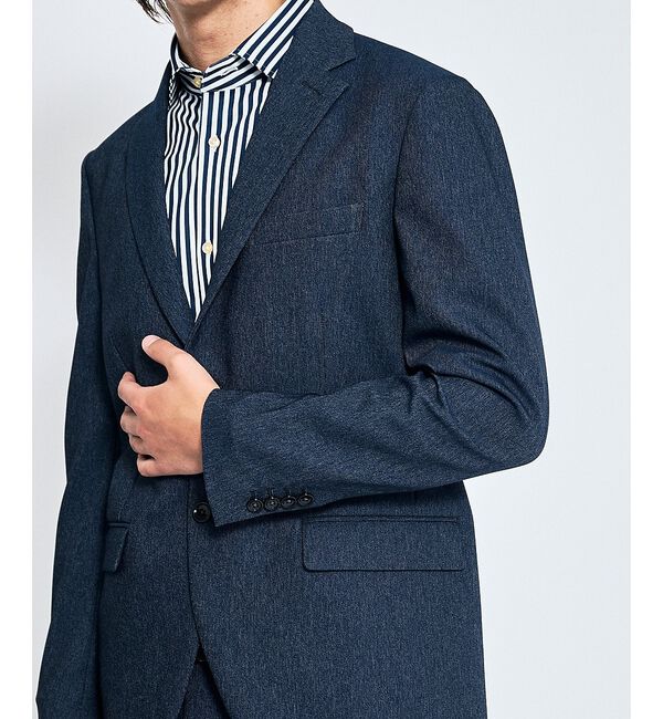 ABAHOUSE「【セットアップ対応】デニムライク ジャケット / FLEX JACKET / 2」|テーラードジャケット|