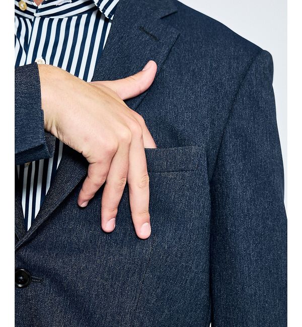 ABAHOUSE「【セットアップ対応】デニムライク ジャケット / FLEX JACKET / 2」|テーラードジャケット|