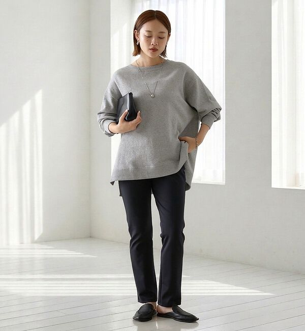 qualite「ラメ裏毛プルオーバー【予約】」|Tシャツ・カットソー|