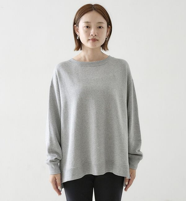 qualite「ラメ裏毛プルオーバー【予約】」|Tシャツ・カットソー|