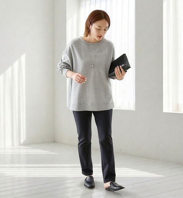qualite「ラメ裏毛プルオーバー【予約】」|Tシャツ・カットソー|
