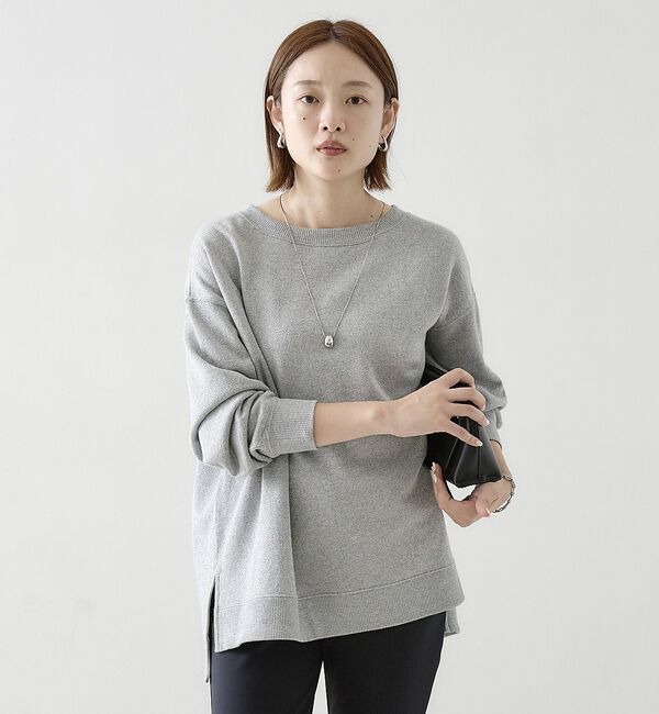 qualite「ラメ裏毛プルオーバー【予約】」|Tシャツ・カットソー|