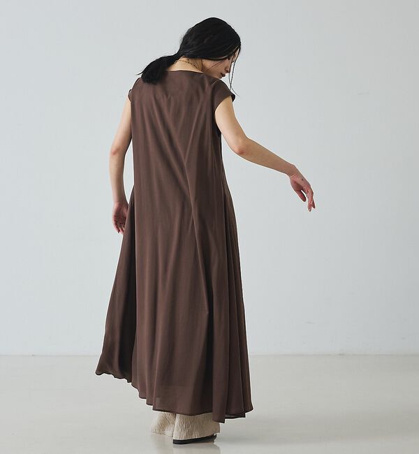 abahouse mavie「2枚仕立てシアーワンピース」|ワンピース|