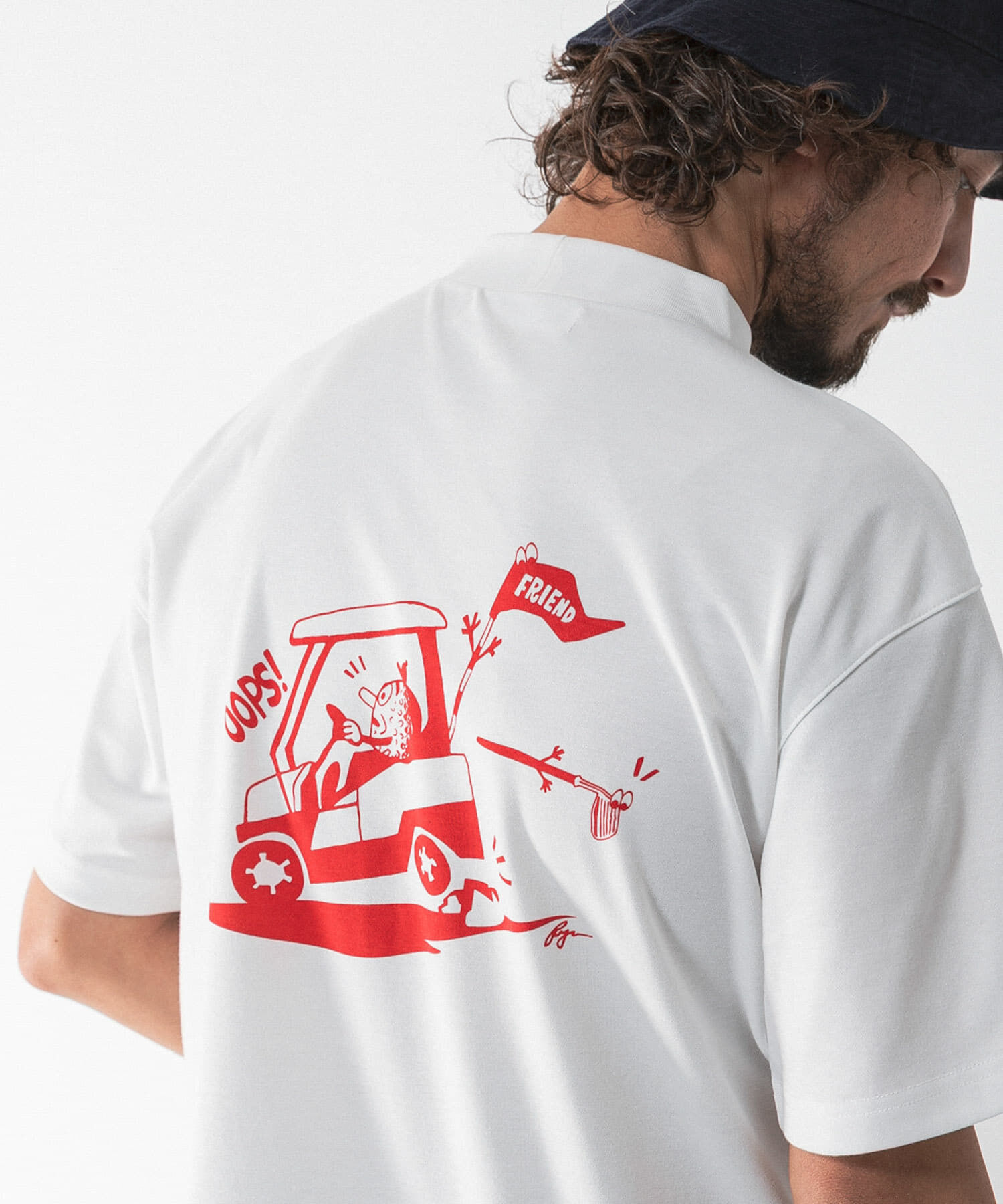 Sonny Label 「OOPS&times;RYUAMBE　コラボモックネックTシャツ」|Tシャツ・カットソー|