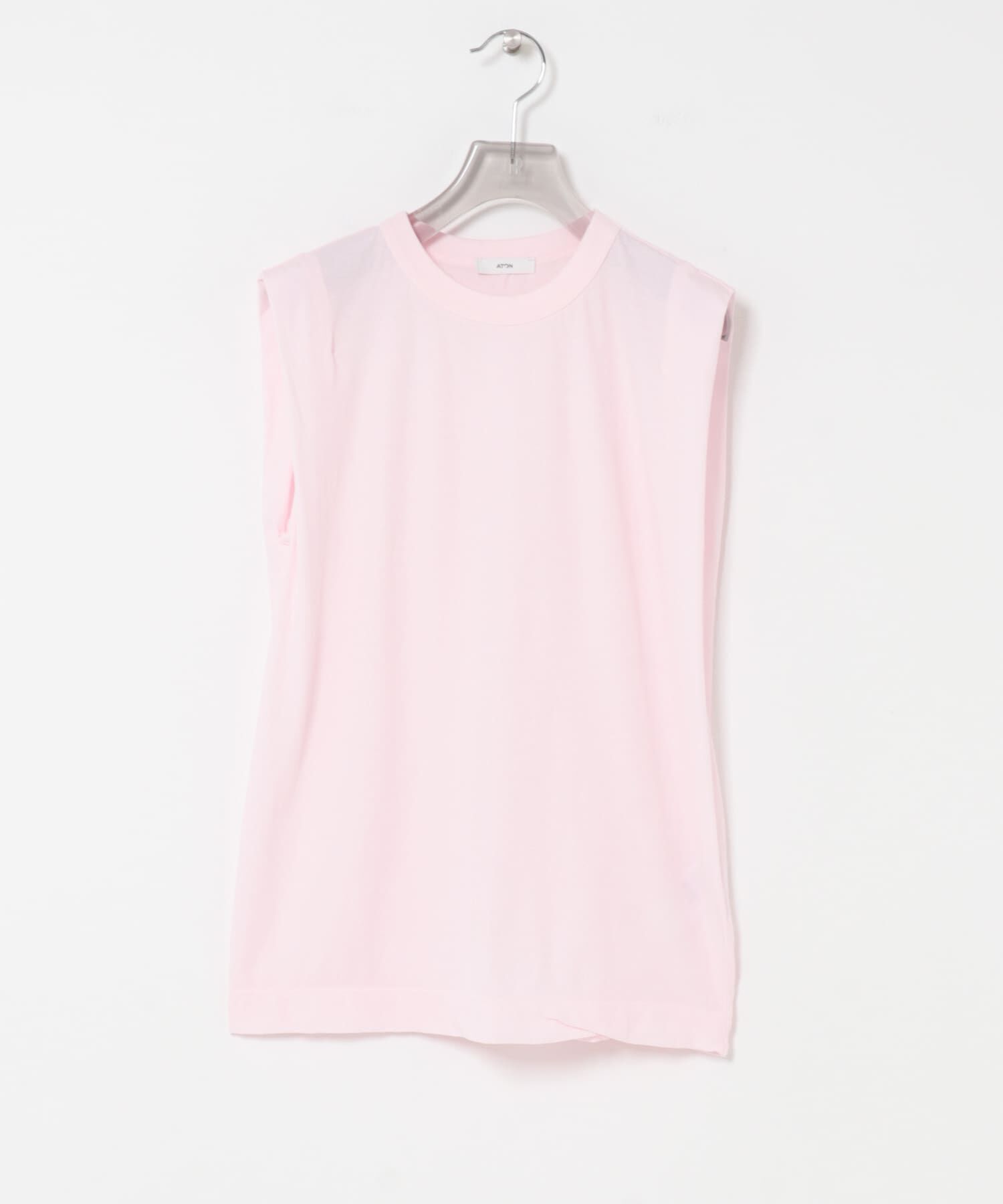 URBAN RESEARCH「ATON　FRESCA SINGLE JERSEY TANK-TOP」|タンクトップ|ピンク
