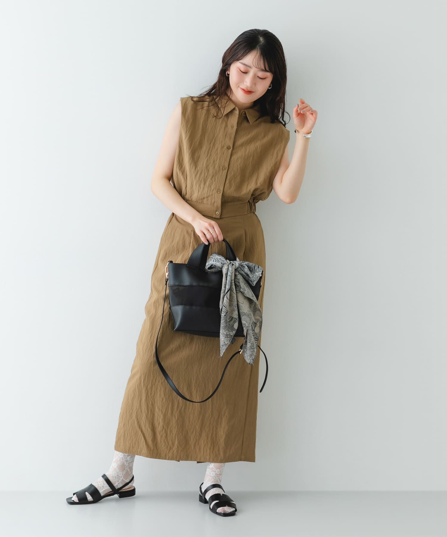 RODE SKO「シアーコンビハンドバッグ」|ハンドバッグ|