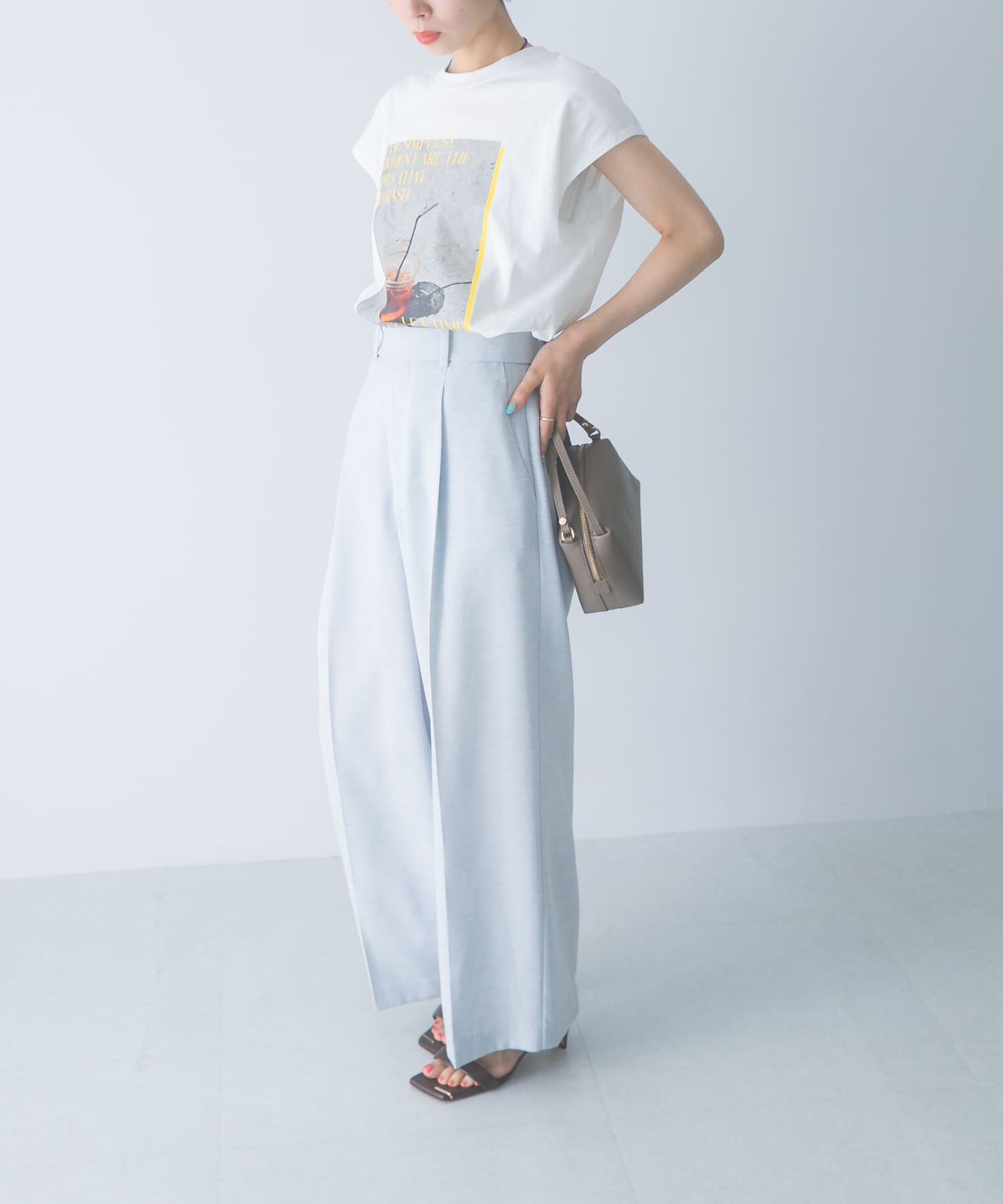 URBAN RESEARCH ROSSO「CHIGNON　PHOTOプリントフレンチ」|Tシャツ・カットソー|