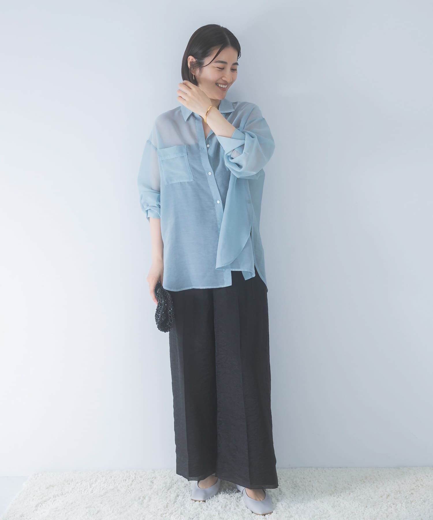 URBAN RESEARCH ROSSO「シアースキッパーシャツ」|シャツ・ブラウス|