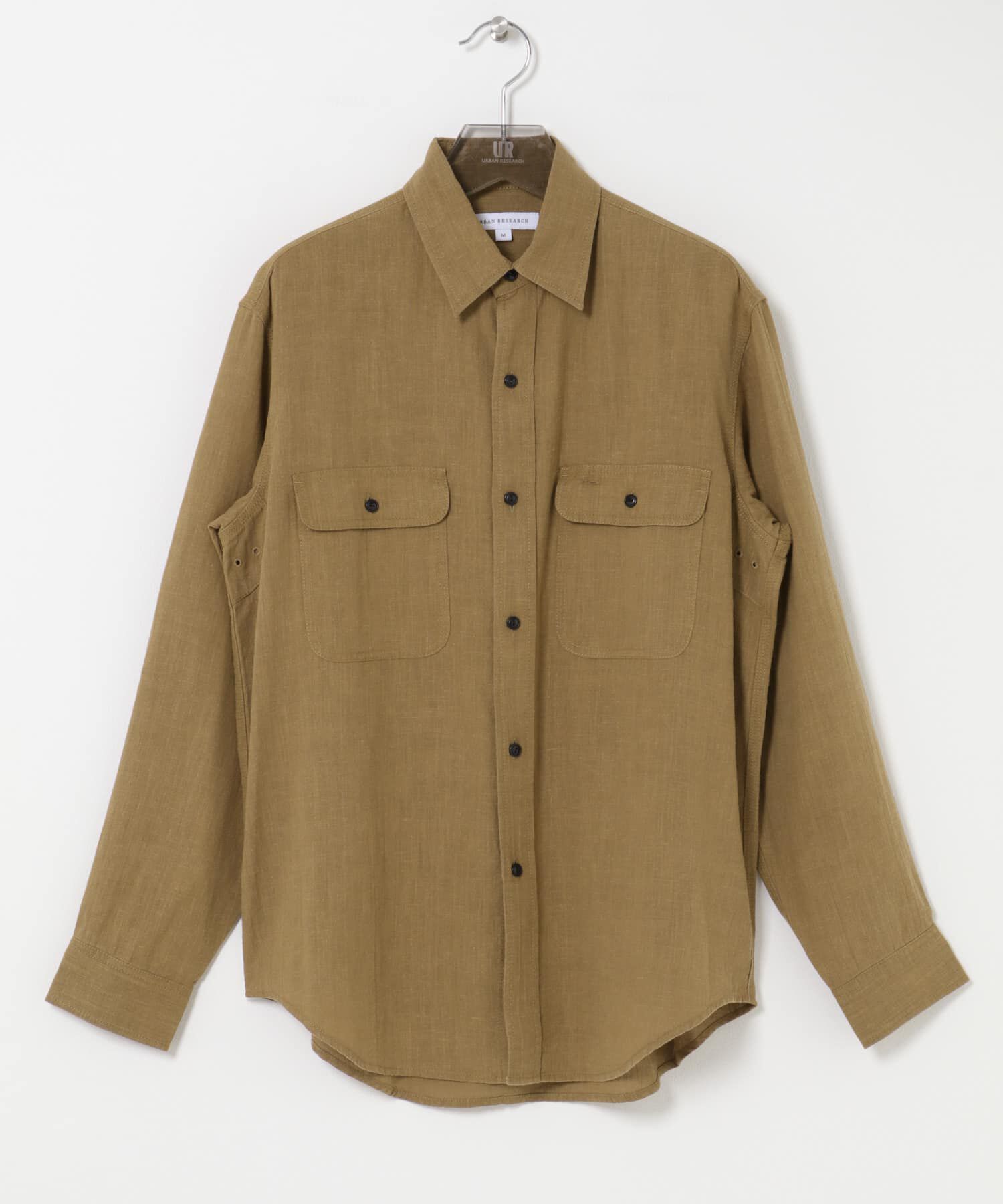 URBAN RESEARCH「SANDWASH LINEN WORK SHIRTS」|シャツ・ブラウス|