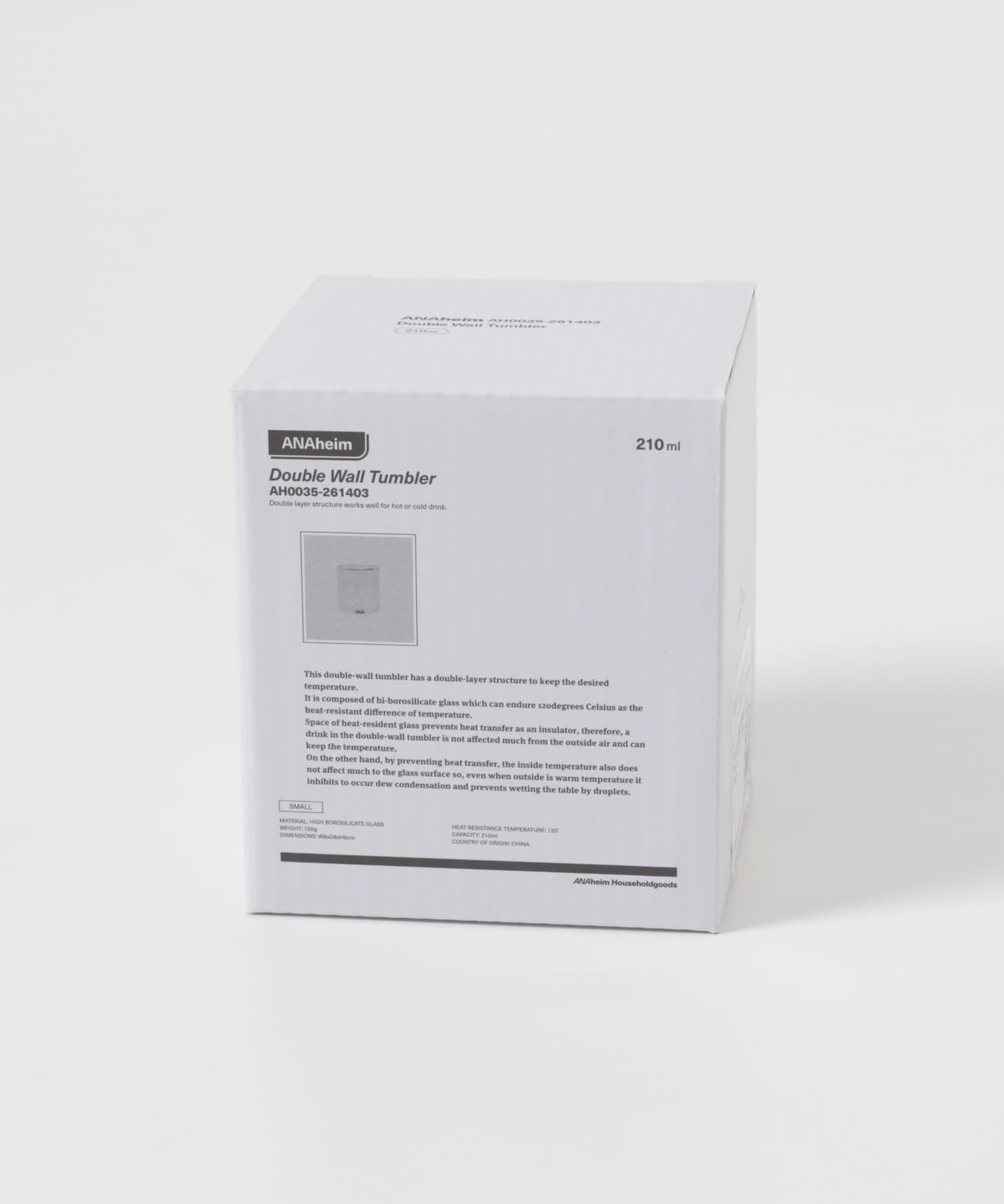 URBAN RESEARCH DOORS「ANAheim　ダブルウォールタンブラー 210ml」|食器・キッチングッズ|