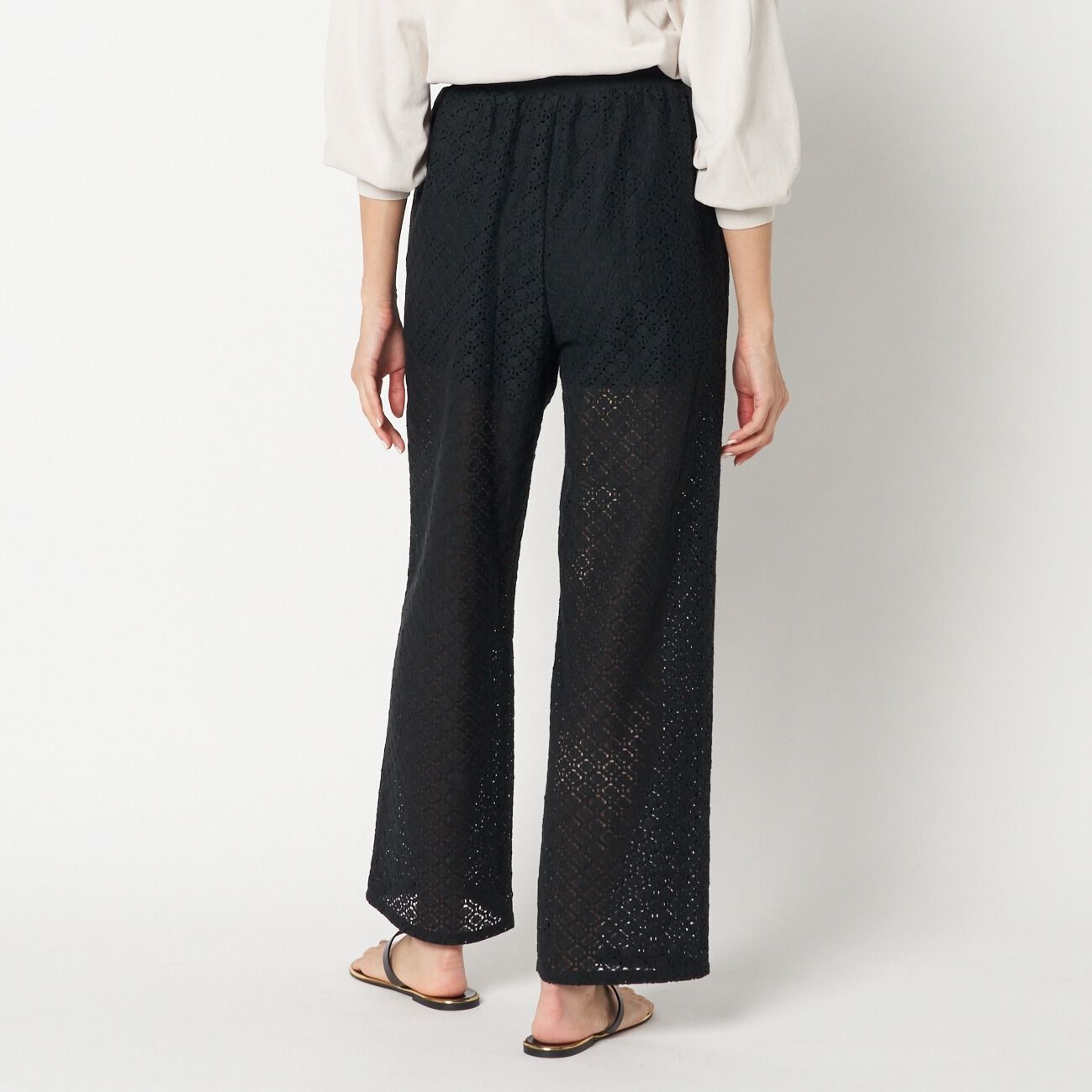 HELIOPOLE「HELIOPOLE LACE PANTS」|チノ|