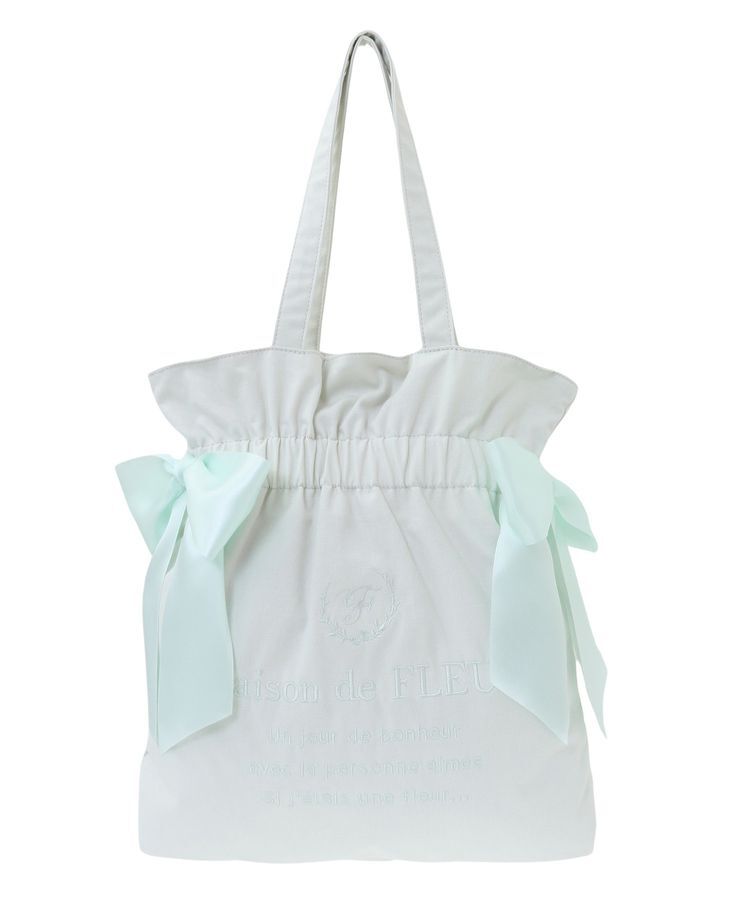 Maison de FLEUR「EC限定 キャンバスダブルリボントートバッグ」|トートバッグ|
