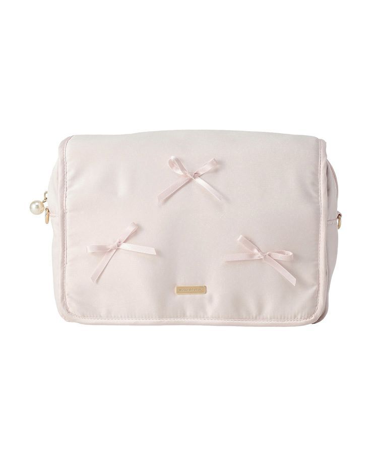 Maison de FLEUR「【2Way】リボン付き2Wayマルチケース」|ポーチ|