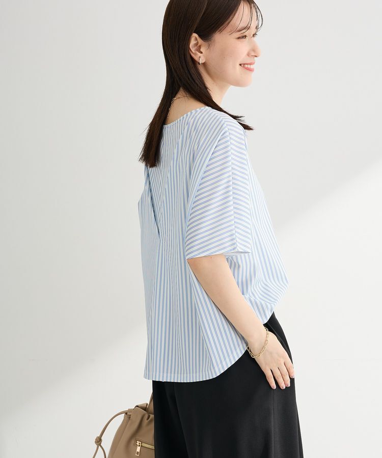 Green Parks「【優秀ブラウス】マルチ機能バックデザインブラウス」|Tシャツ・カットソー|Stripe