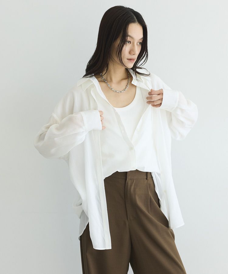 GARAGE OF GOOD CLOTHING「レイヤード風ビッグシャツ」|シャツ・ブラウス|