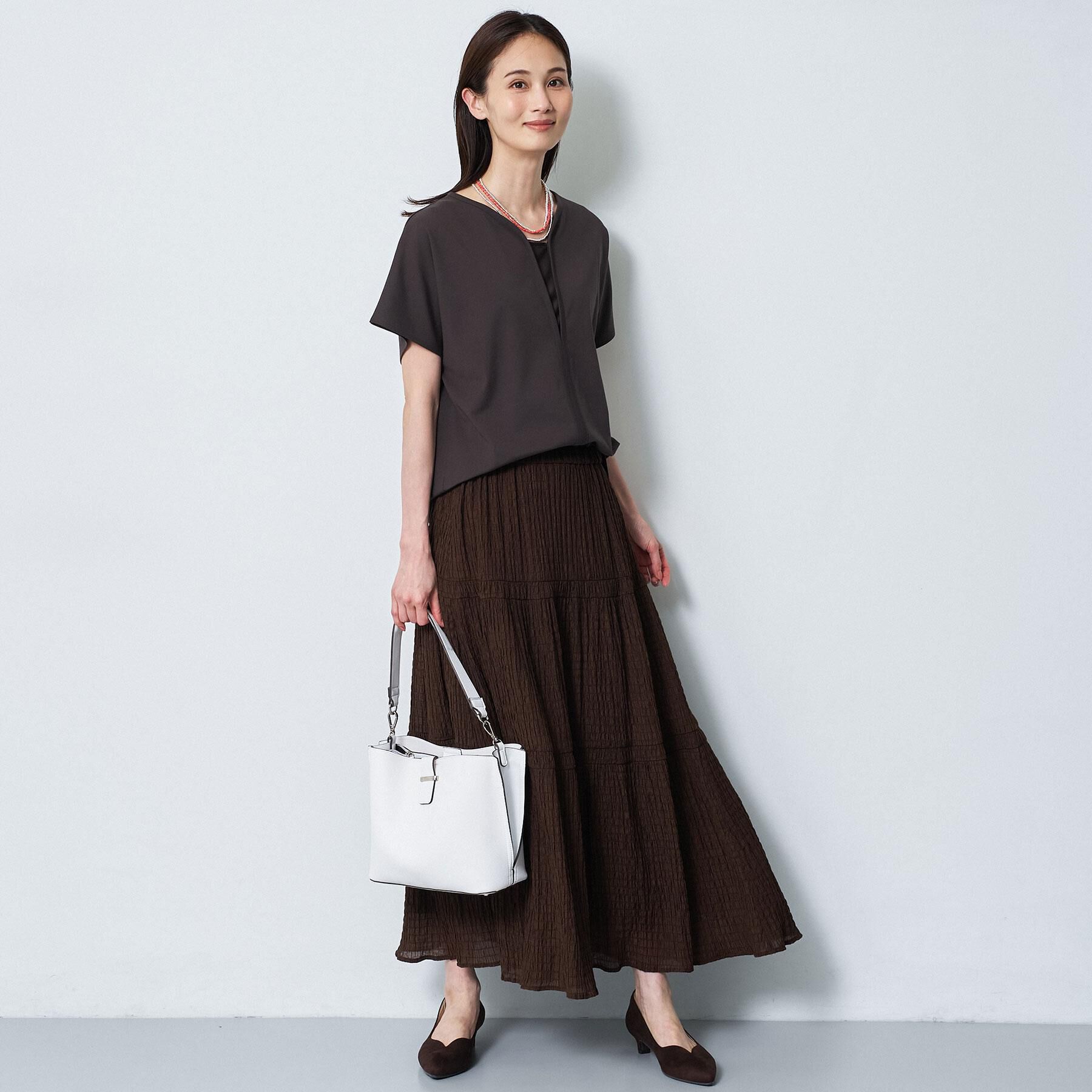 Reflect「【UVカット／接触冷感／吸水速乾】フレアスリーブプルオーバー」|Tシャツ・カットソー|