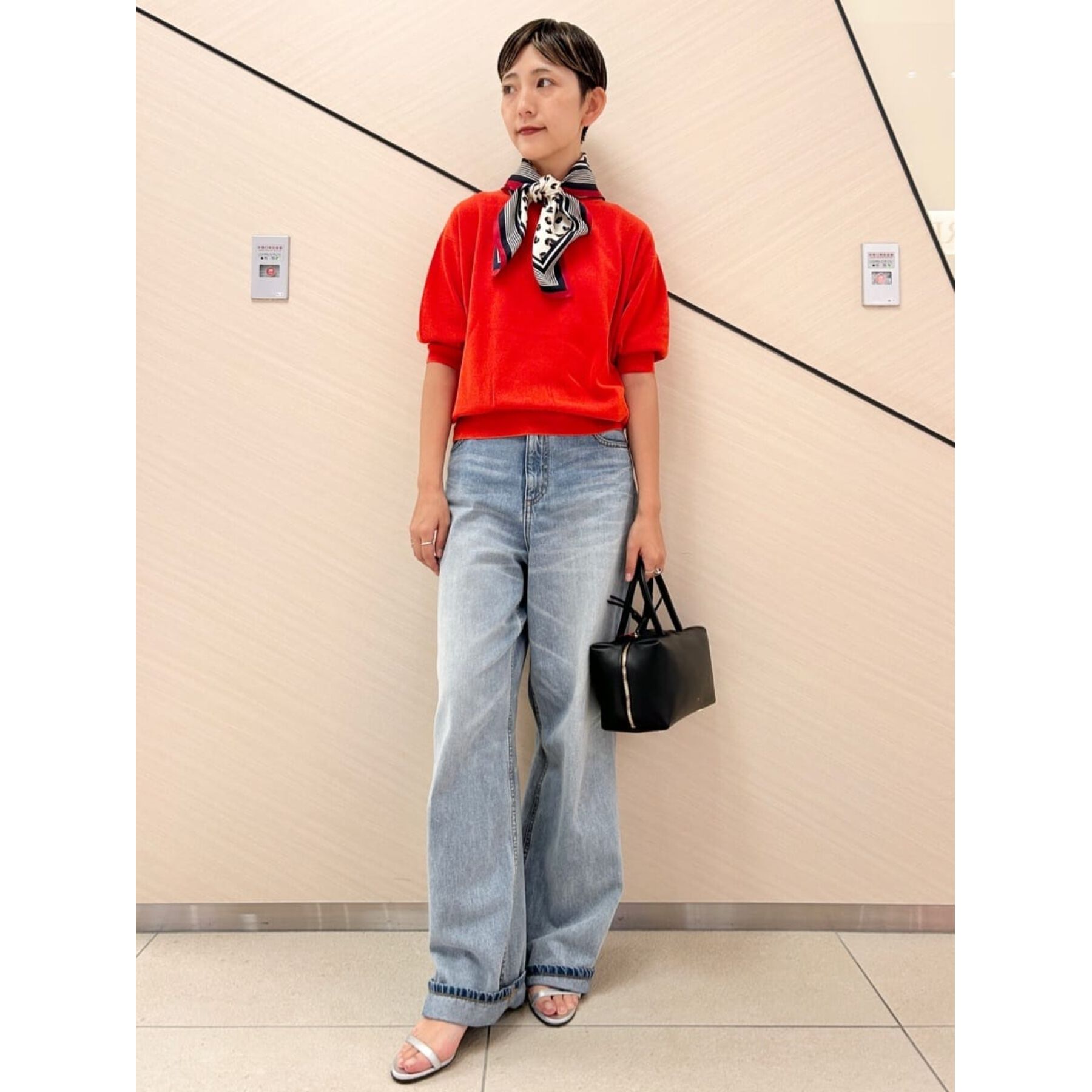 DRESSTERIOR「ヴィンテージ加工ワイドデニムパンツ」|デニム|