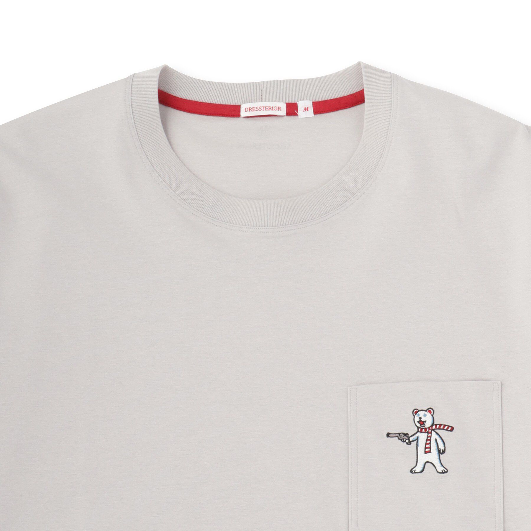 DRESSTERIOR「【接触冷感／UVカット／抗菌防臭／しわ防止】クールデオドラント ピストルベアーTシャツ」|Tシャツ・カットソー|