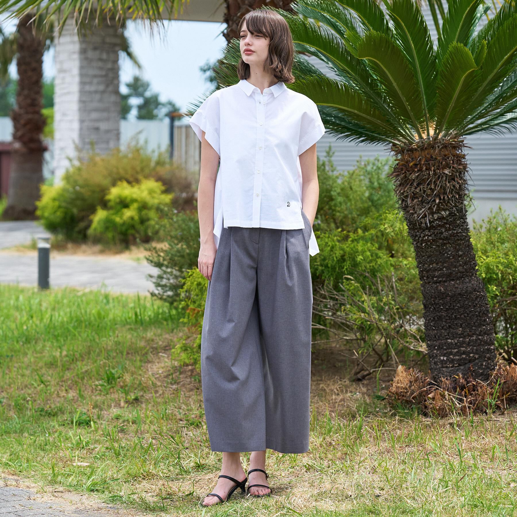 DRESSTERIOR「【接触冷感】イージーケアー クールタッチ ワイドパンツ」|その他|