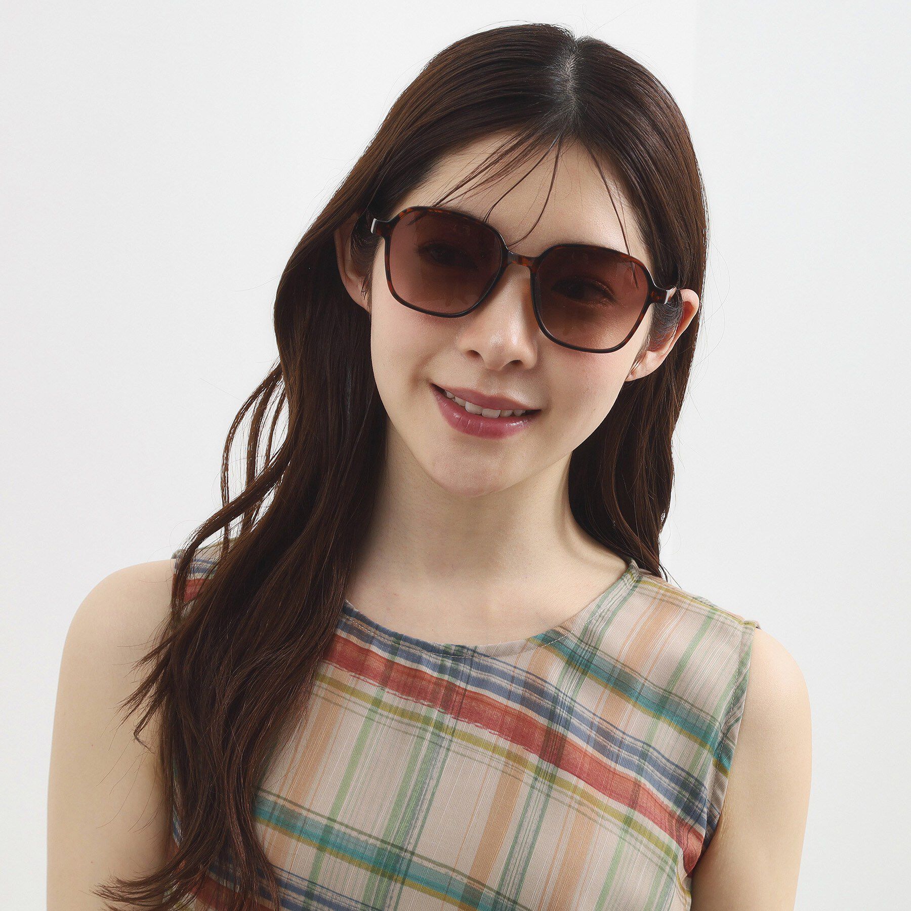 grove「スクエアプラサングラス【UVカット】」|メガネ|