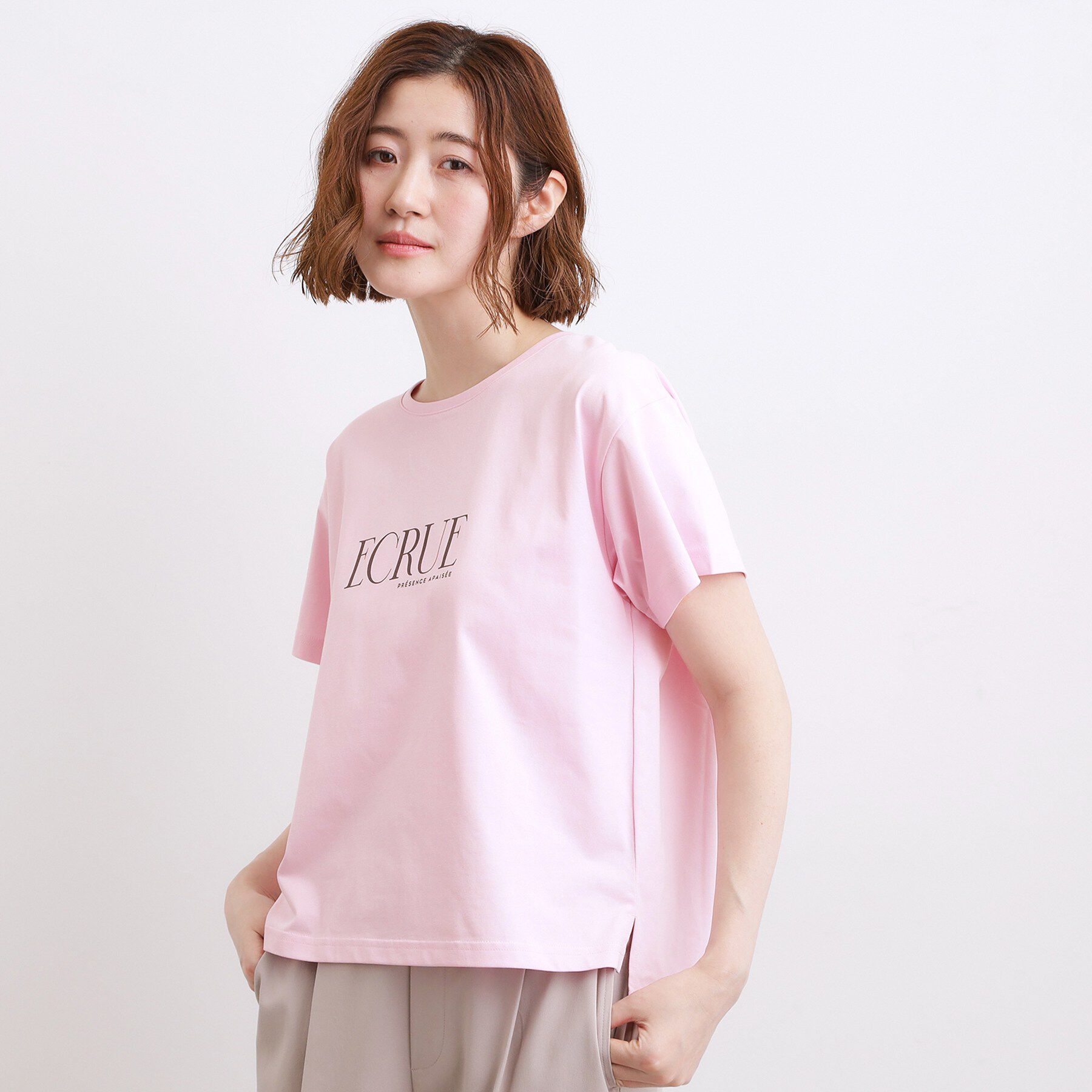 grove「【遮熱／吸水速乾／接触冷感／UVカット】ベーシックロゴTシャツ」|Tシャツ・カットソー|
