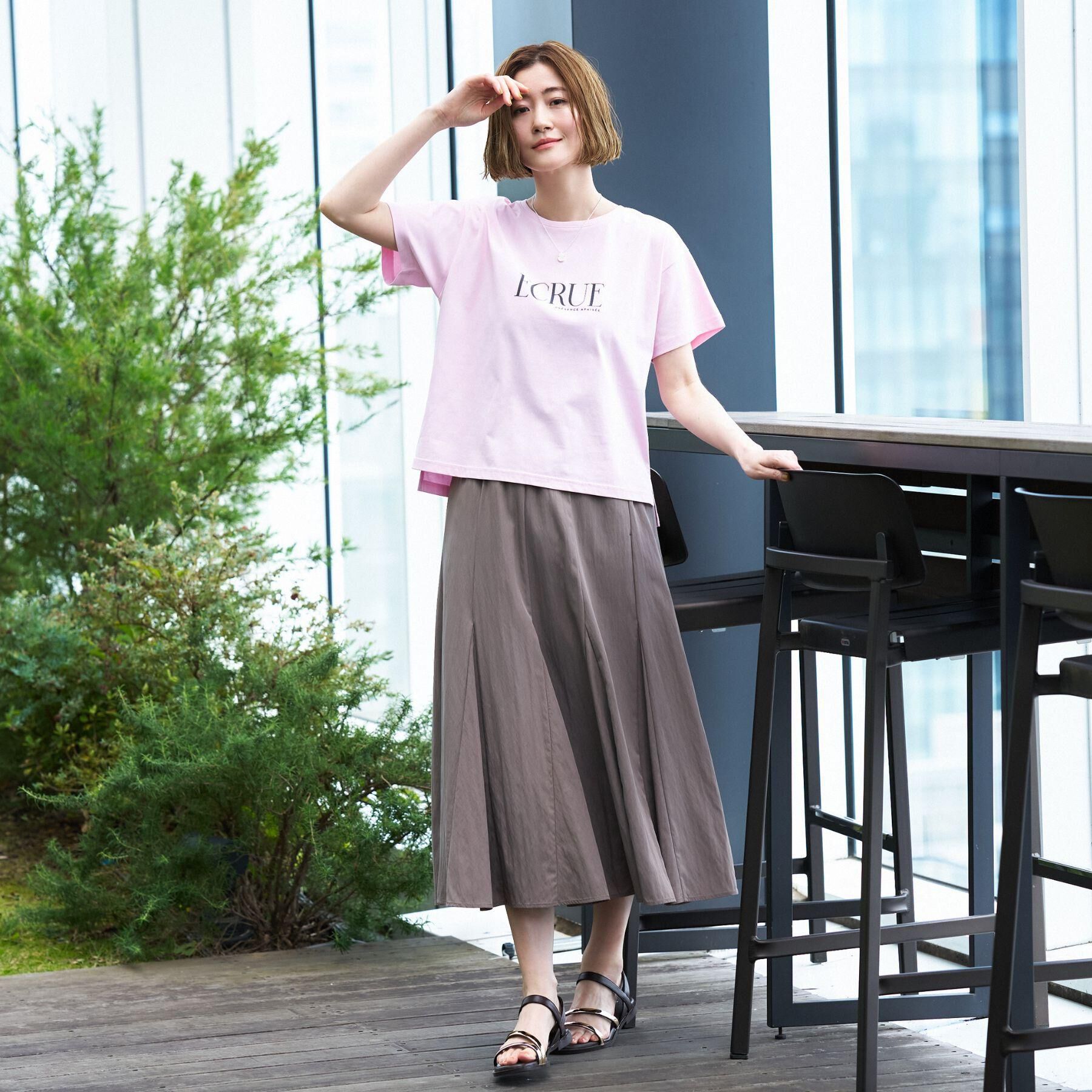 grove「【遮熱／吸水速乾／接触冷感／UVカット】ベーシックロゴTシャツ」|Tシャツ・カットソー|