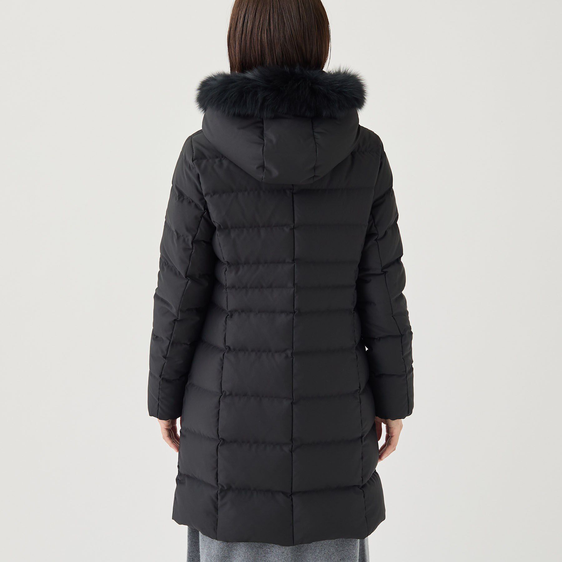 INDIVI「【名品／撥水／抗菌防臭】ロング丈リサイクルダウンコート」|ダウン|