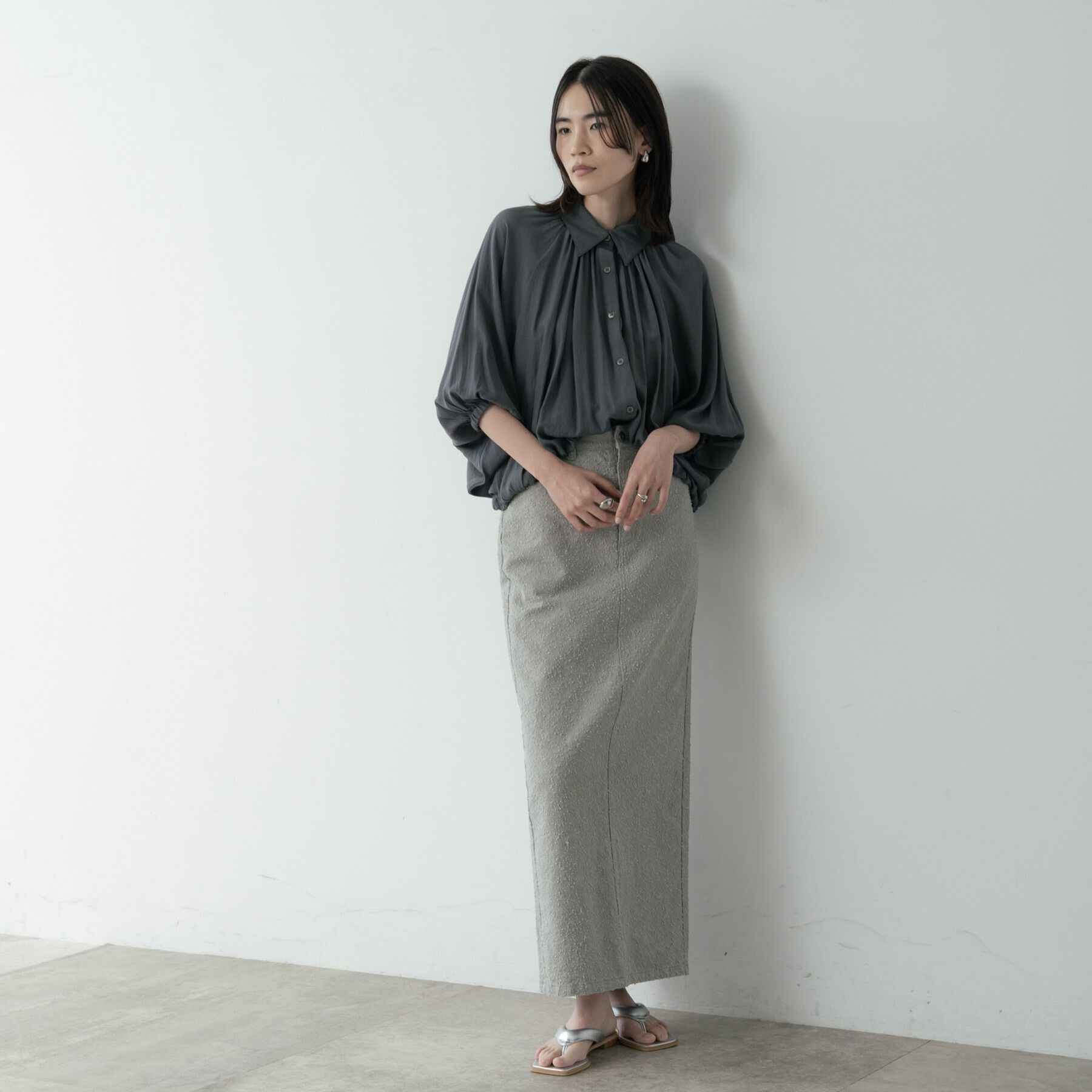 GALLEST「バルーンシアーブラウス【接触冷感】」|シャツ・ブラウス|
