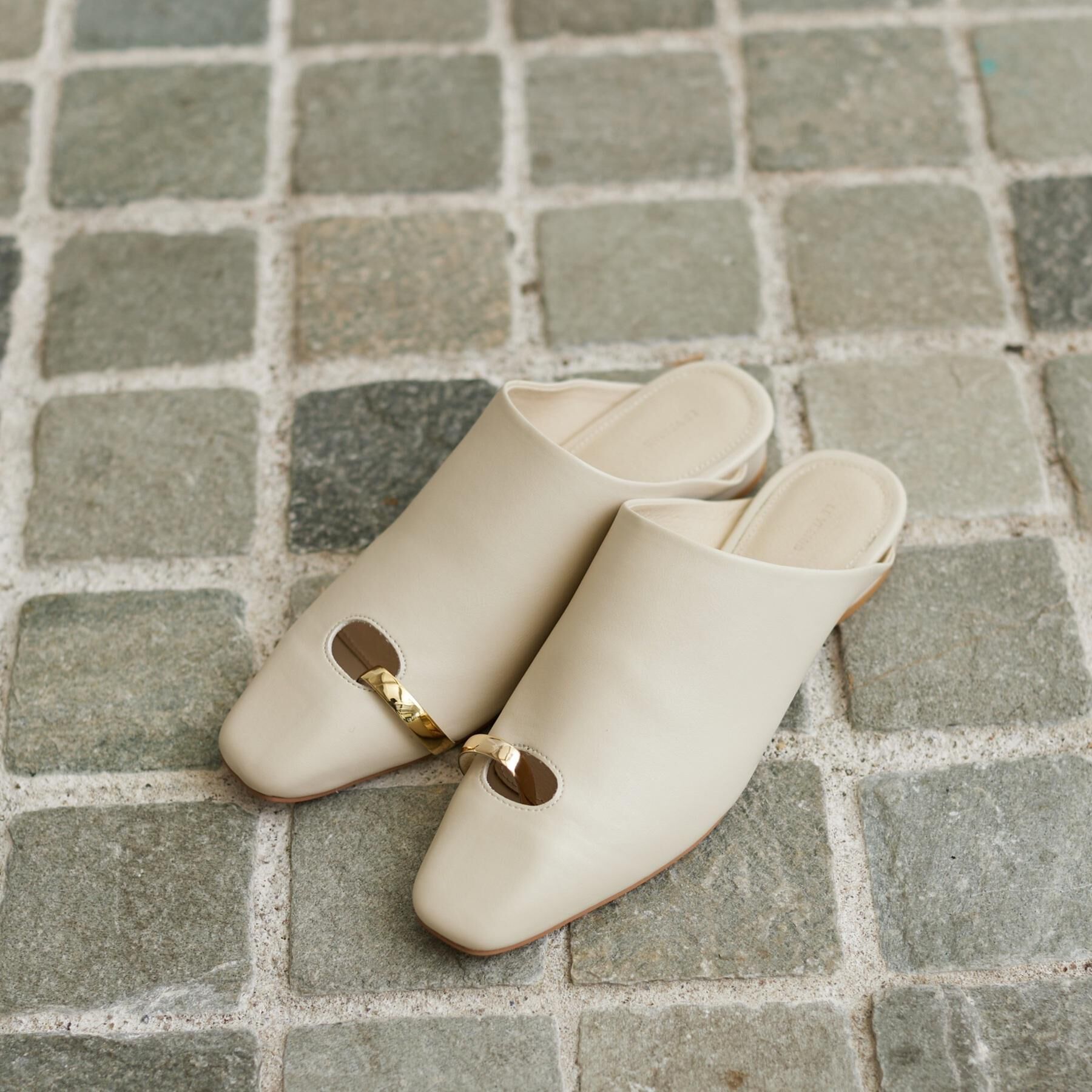 GALLEST「【LE VERNIS】Toe ring Mules」|サンダル|