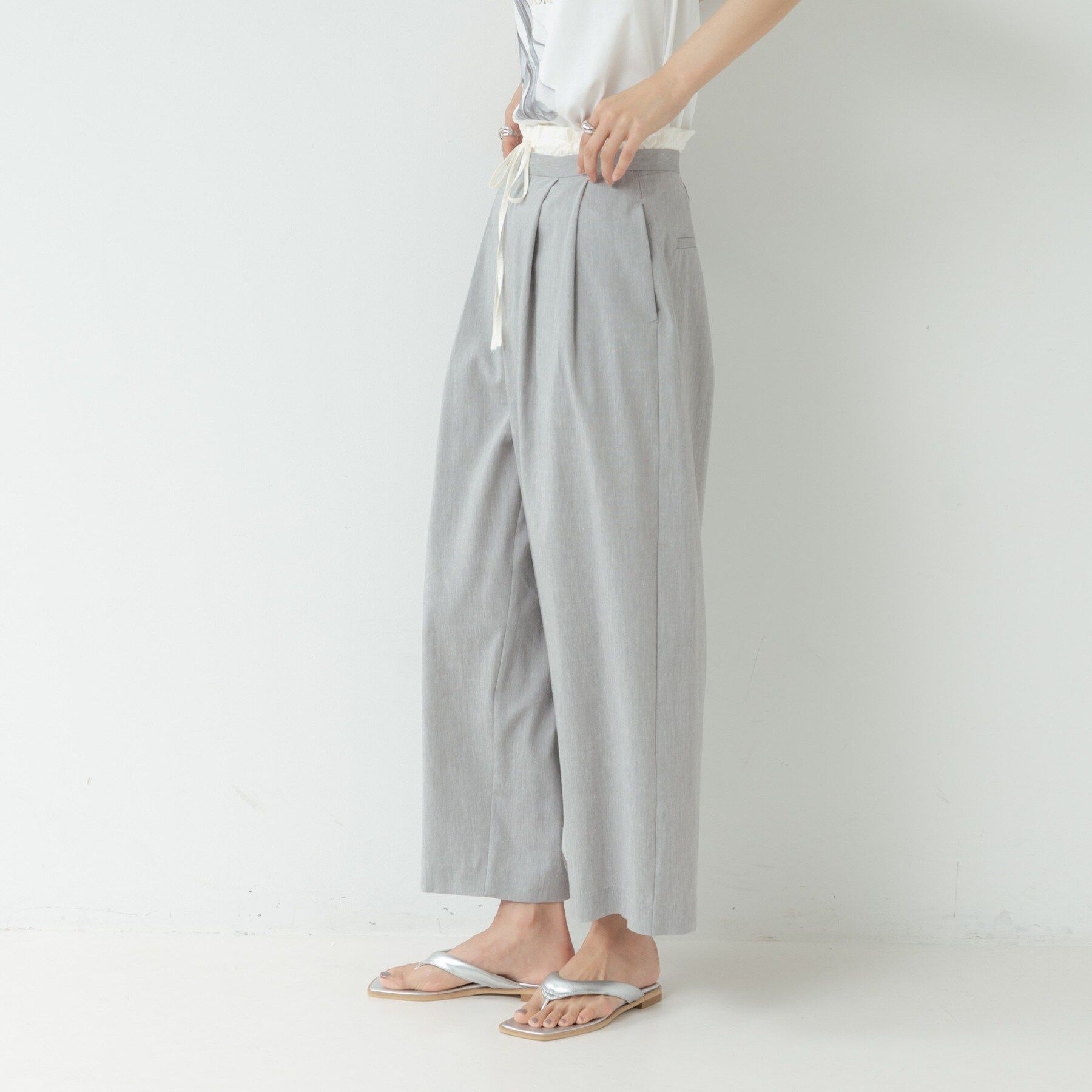 GALLEST「イージーリネンタックパンツ」|その他|