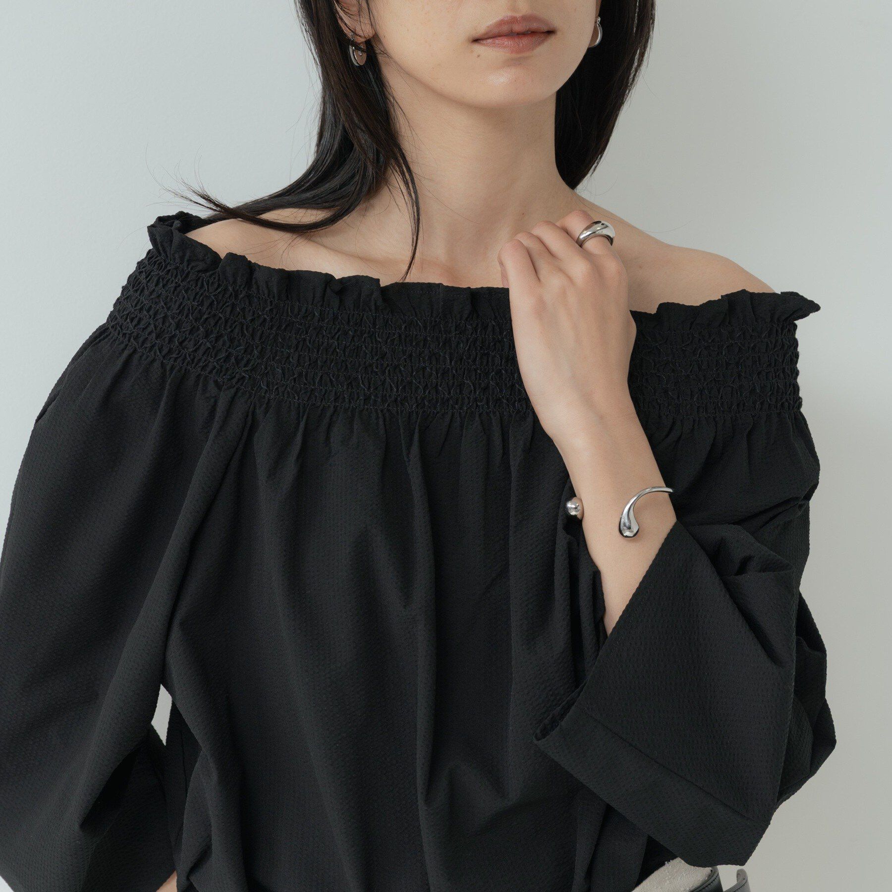 GALLEST「サッカーオフショルブラウス【再入荷／2WAY】」|シャツ・ブラウス|