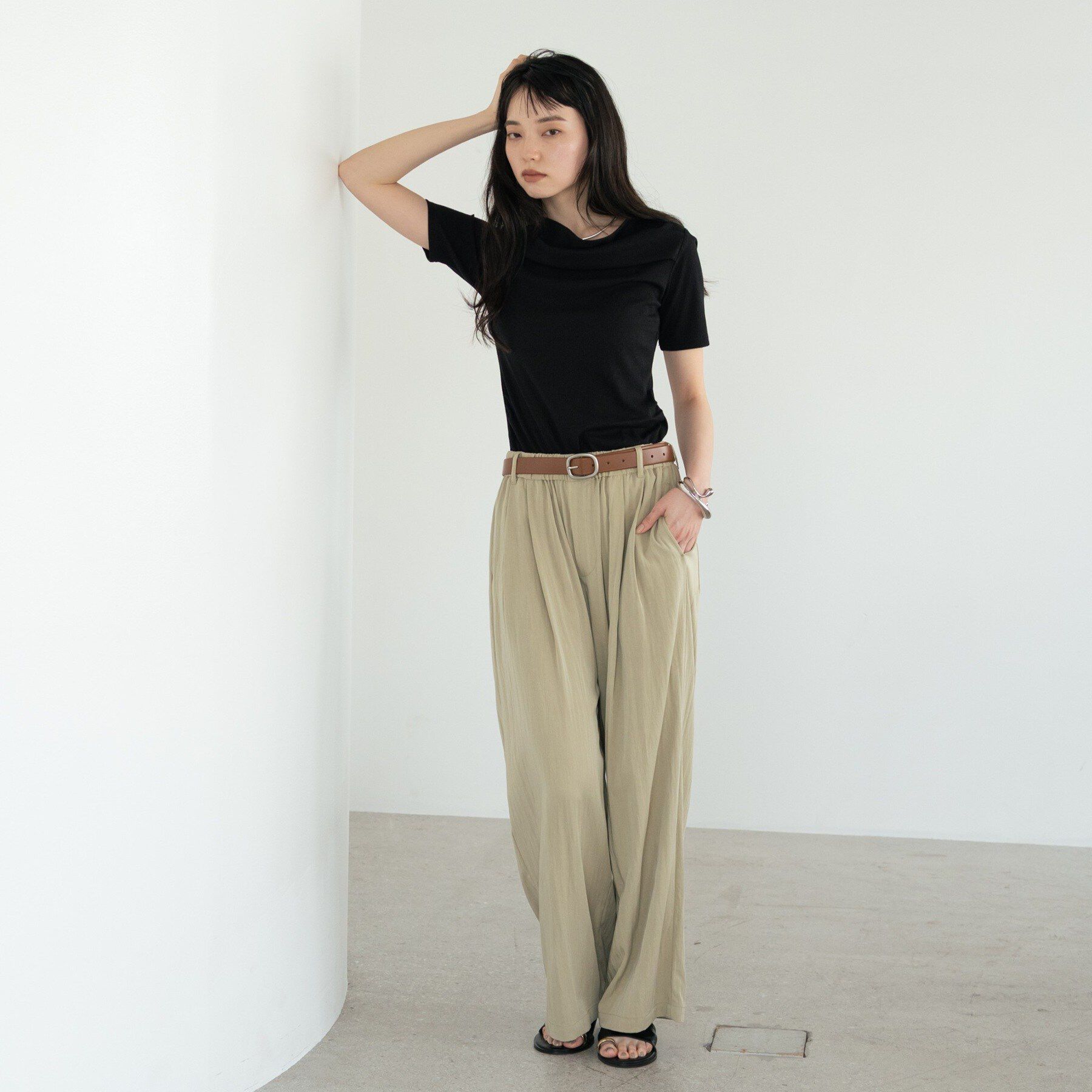 GALLEST「オフショルハーフスリーブカットソー」|Tシャツ・カットソー|