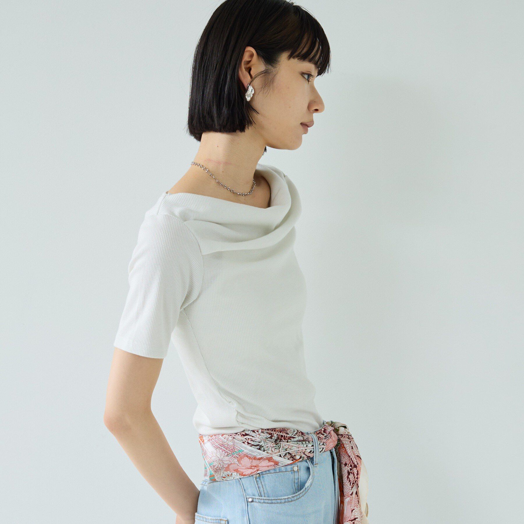 GALLEST「オフショルハーフスリーブカットソー」|Tシャツ・カットソー|