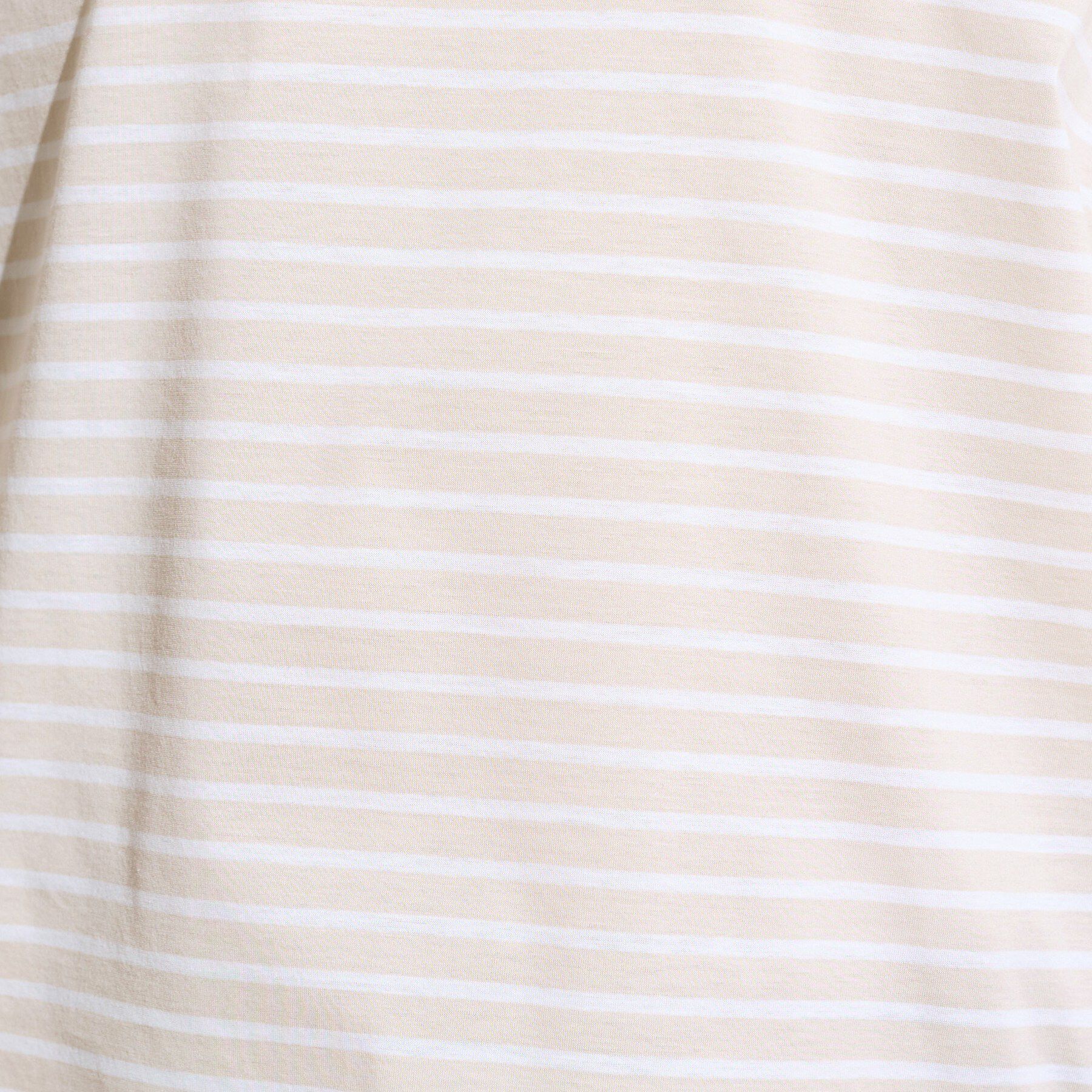 INDIVI「【体型カバー】ボーダードルマントップス」|Tシャツ・カットソー|