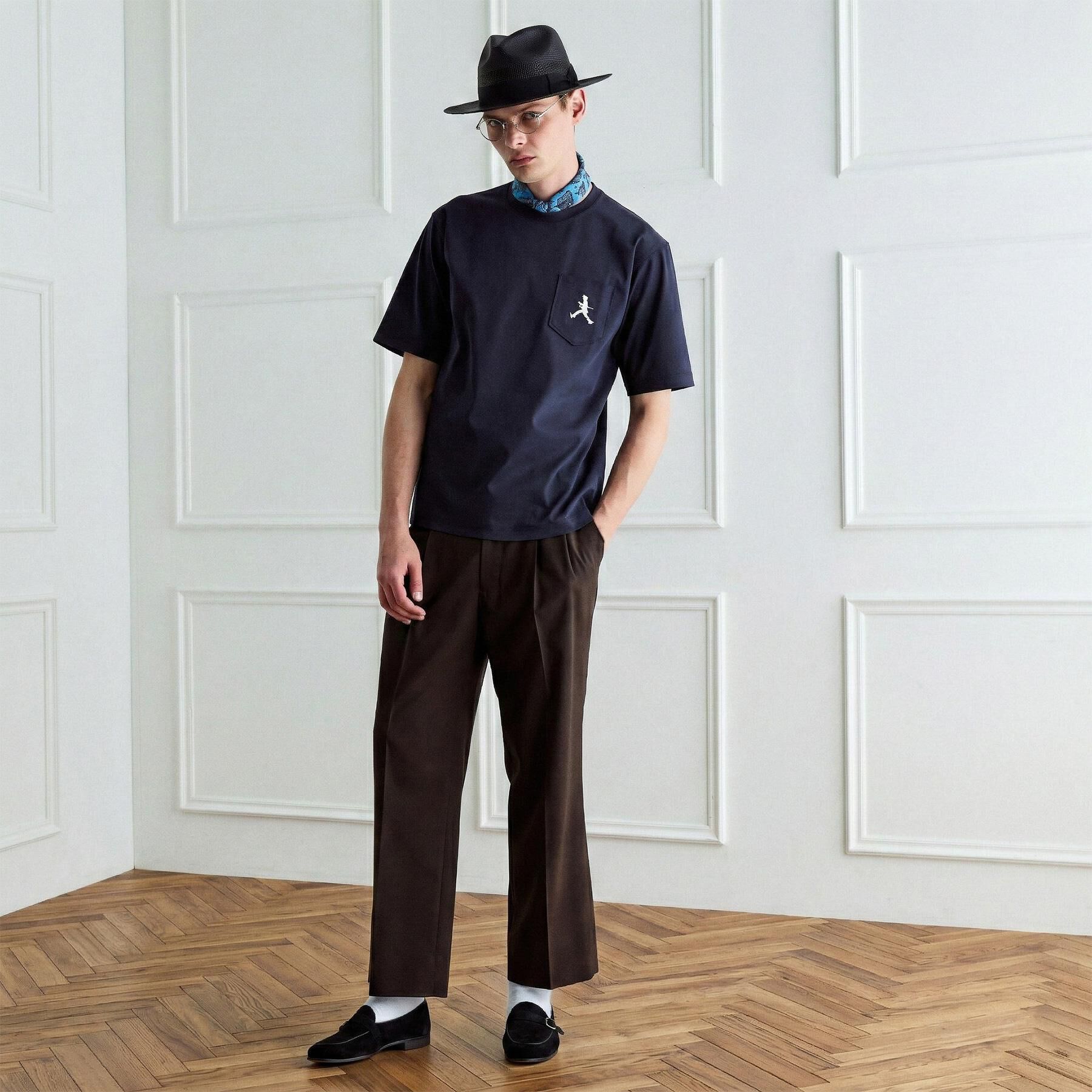 TAKEO KIKUCHI「【BOWLER HAT LABEL】アイスクリアコットンボーラーハットウォーカー 半袖ポケT」|Tシャツ・カットソー|