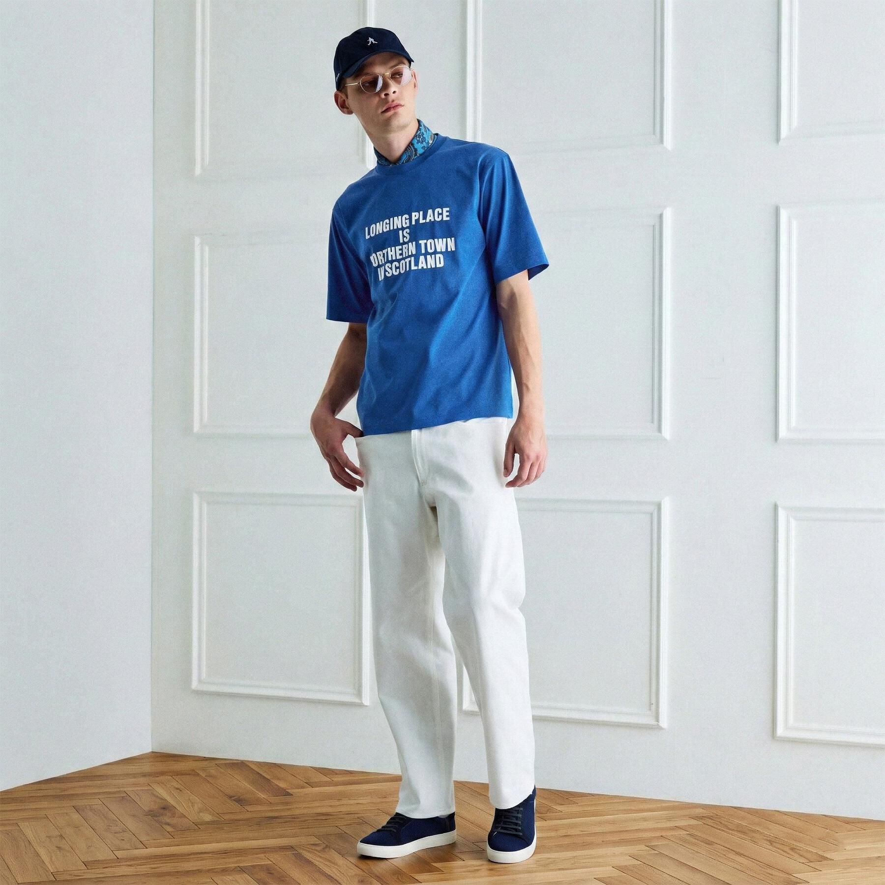 TAKEO KIKUCHI「【BOWLER HAT LABEL】アイスクリアコットン バッククロスピストル 半袖Tシャツ」|Tシャツ・カットソー|