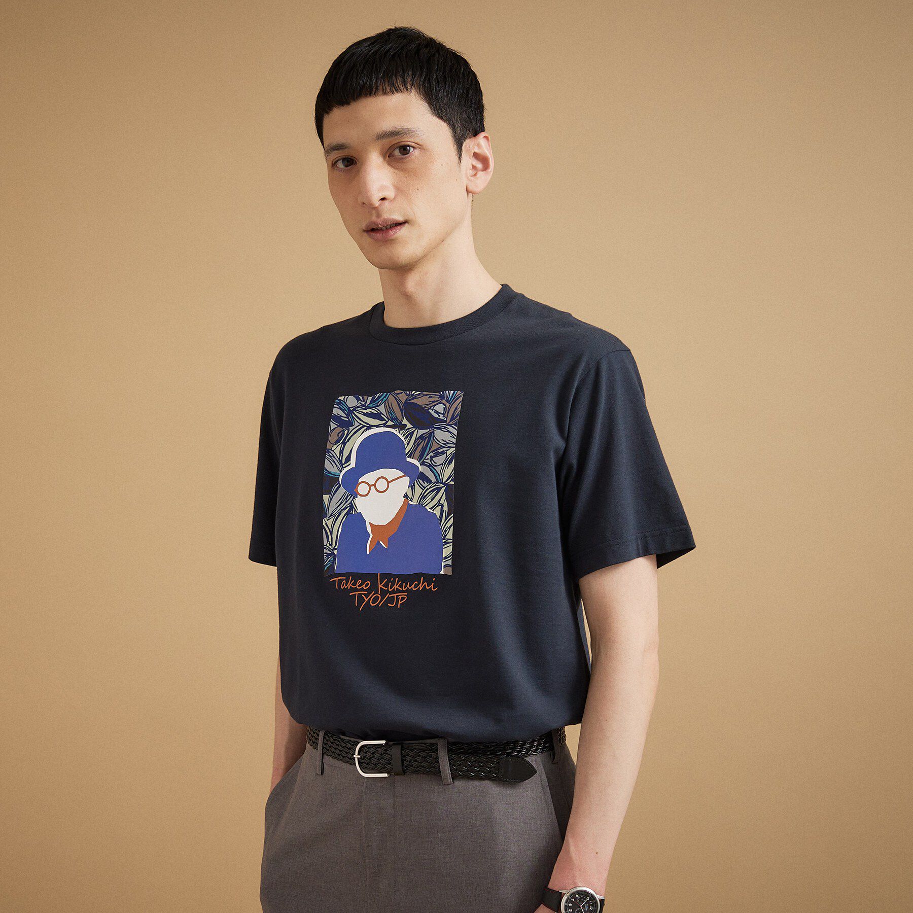 TAKEO KIKUCHI「ポートレートアートＴシャツ」|Tシャツ・カットソー|