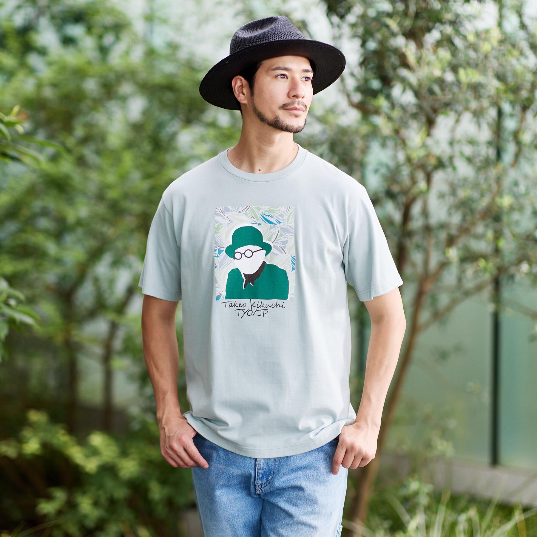 TAKEO KIKUCHI「ポートレートアートＴシャツ」|Tシャツ・カットソー|