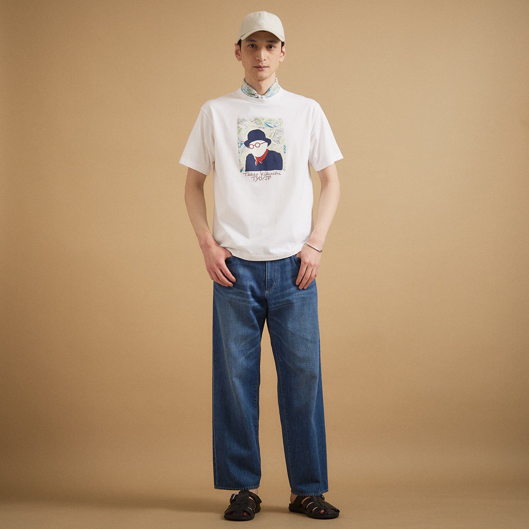 TAKEO KIKUCHI「ポートレートアートＴシャツ」|Tシャツ・カットソー|