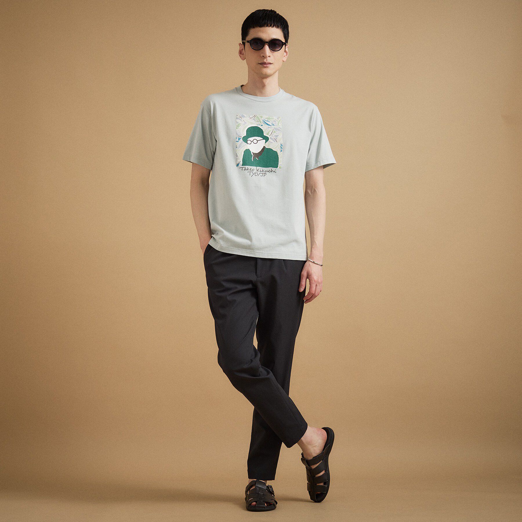 TAKEO KIKUCHI「ポートレートアートＴシャツ」|Tシャツ・カットソー|