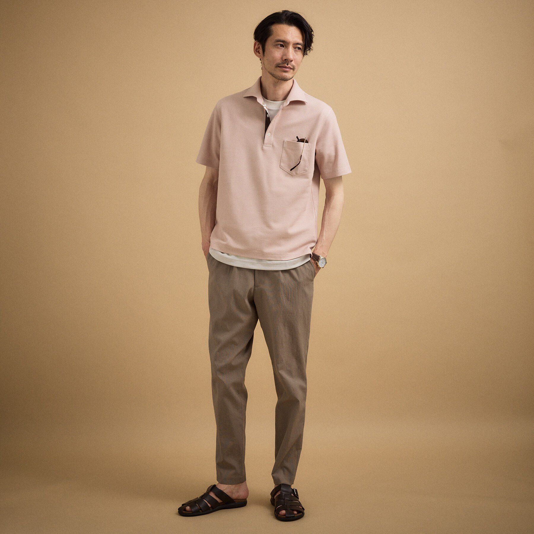 TAKEO KIKUCHI「【抗菌防臭】ステイフレッシュ ポロシャツ」|ポロシャツ|
