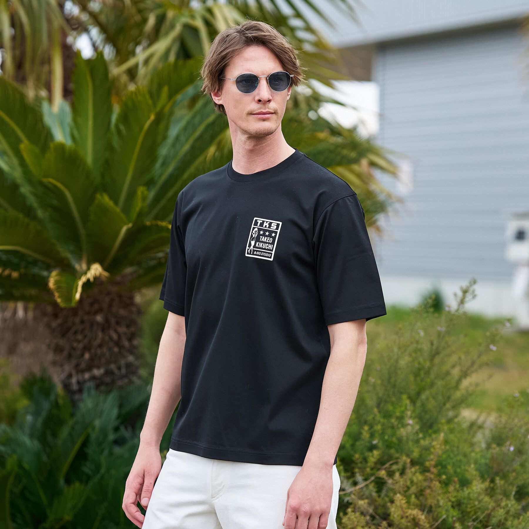 TAKEO KIKUCHI「【BOWLER HAT LABEL】アイスクリアコットン ラッキーセブン 半袖Tシャツ」|Tシャツ・カットソー|