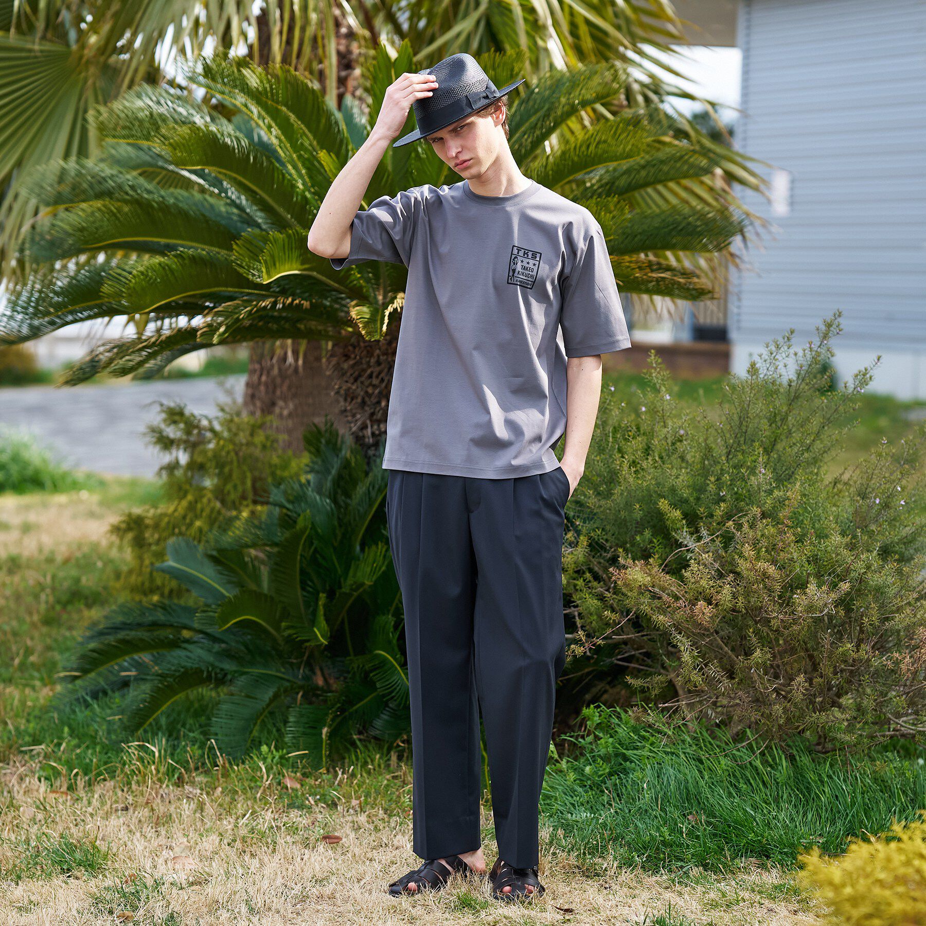 TAKEO KIKUCHI「【BOWLER HAT LABEL】アイスクリアコットン ラッキーセブン 半袖Tシャツ」|Tシャツ・カットソー|