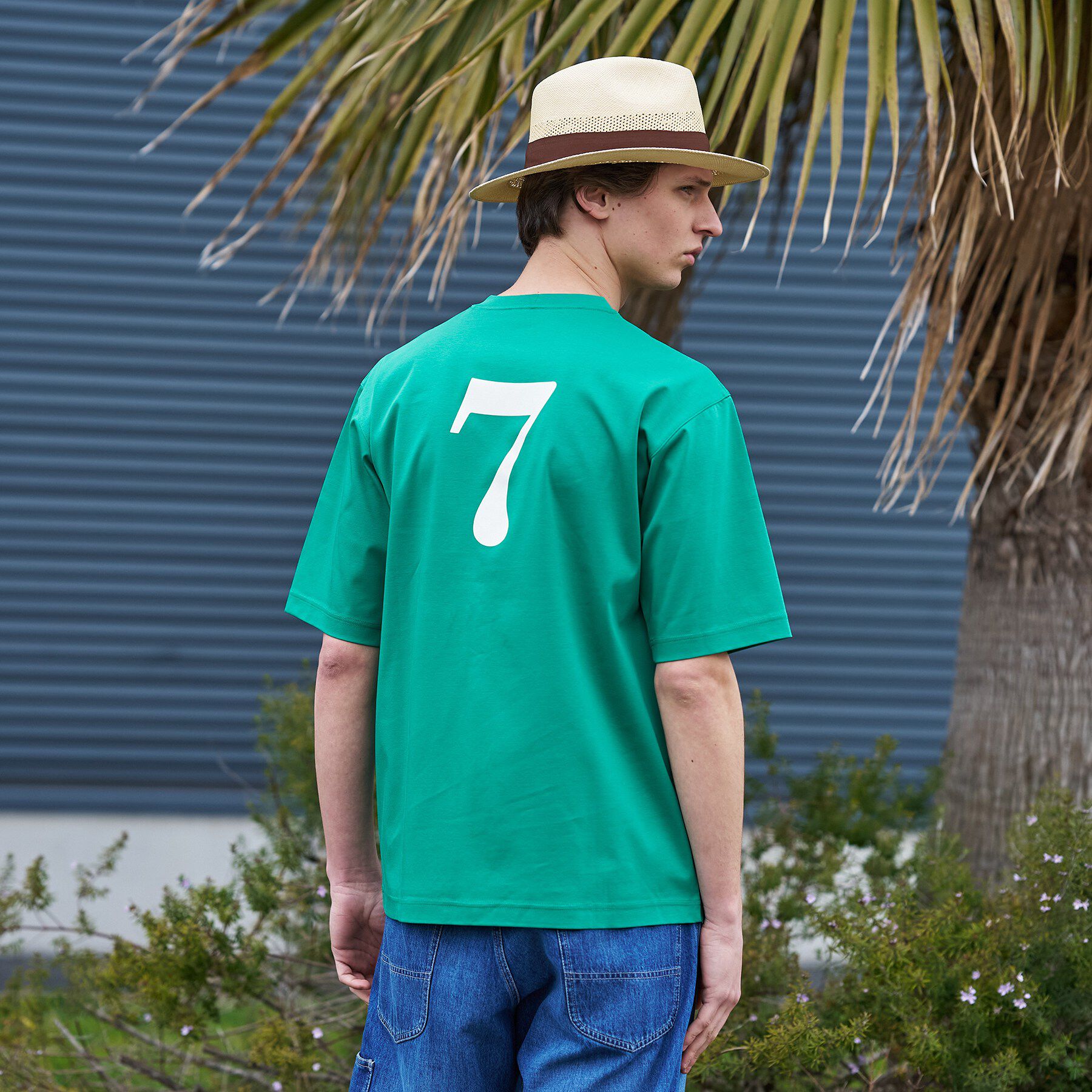 TAKEO KIKUCHI「【BOWLER HAT LABEL】アイスクリアコットン ラッキーセブン 半袖Tシャツ」|Tシャツ・カットソー|