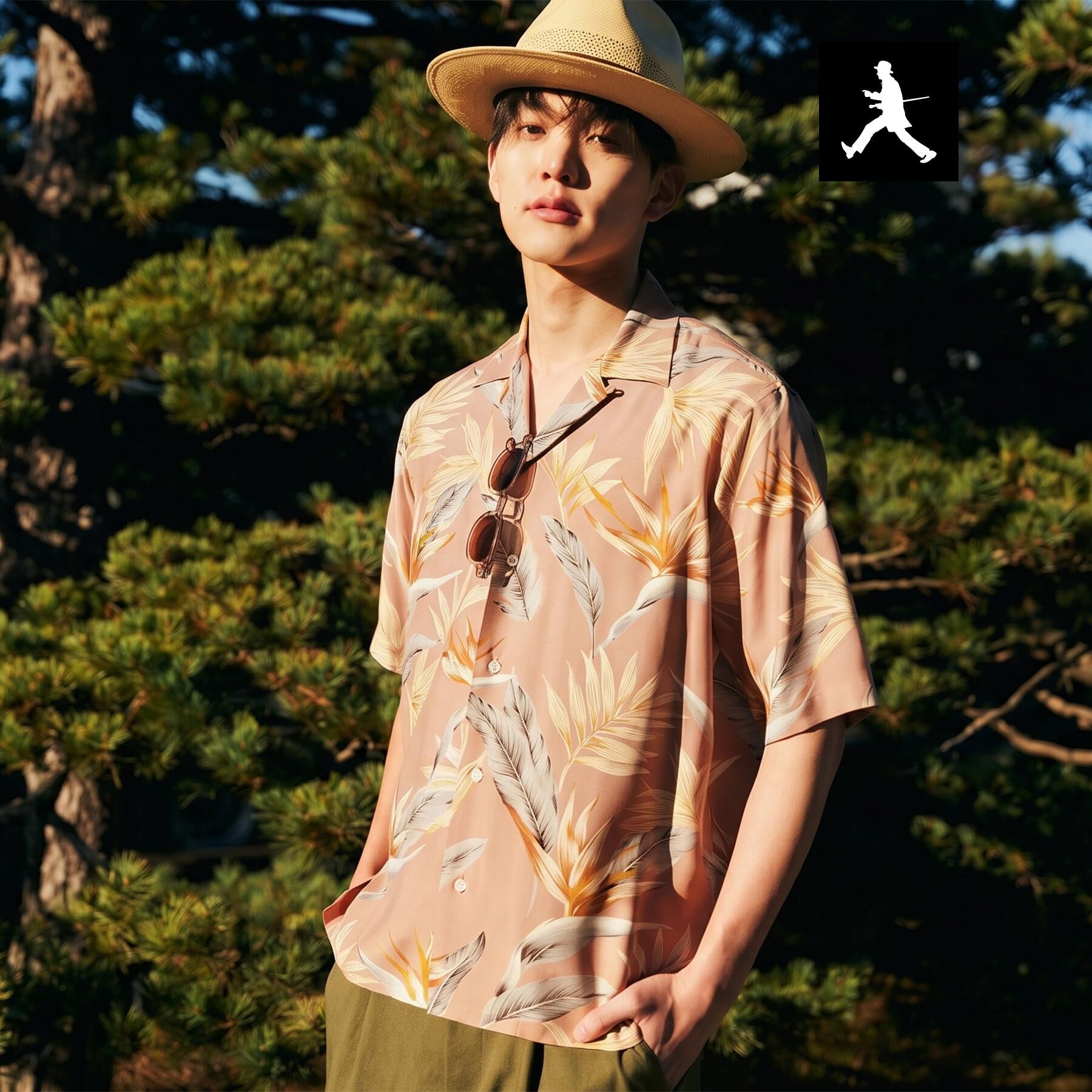 TAKEO KIKUCHI「【BOWLER HAT LABEL】トロピカルフローラル レーヨンシャツ」|シャツ・ブラウス|