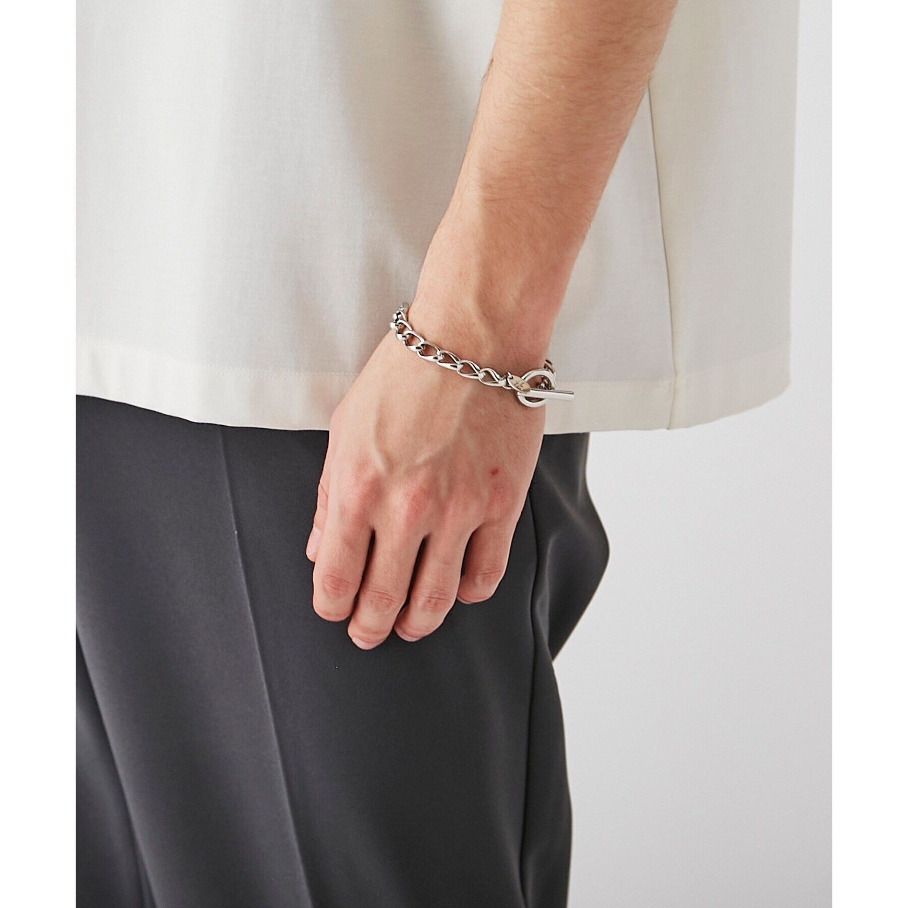 tk.TAKEO KIKUCHI「ASSORT DESIGN CHAIN BRACELET / アソートデザインチェーンブレスレット」|ブレスレット・バングル|