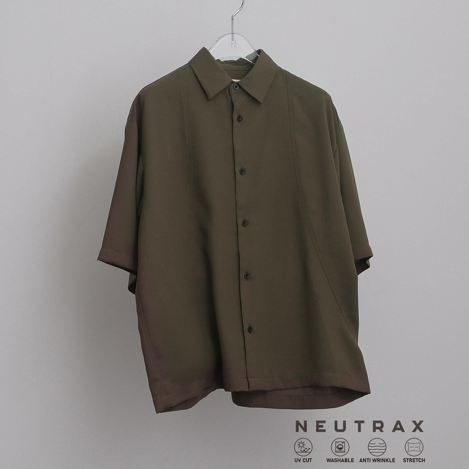 tk.TAKEO KIKUCHI「【UVカット／ストレッチ】NEUTRAXシリーズ 半袖シャツ」|シャツ・ブラウス|トープ(054)